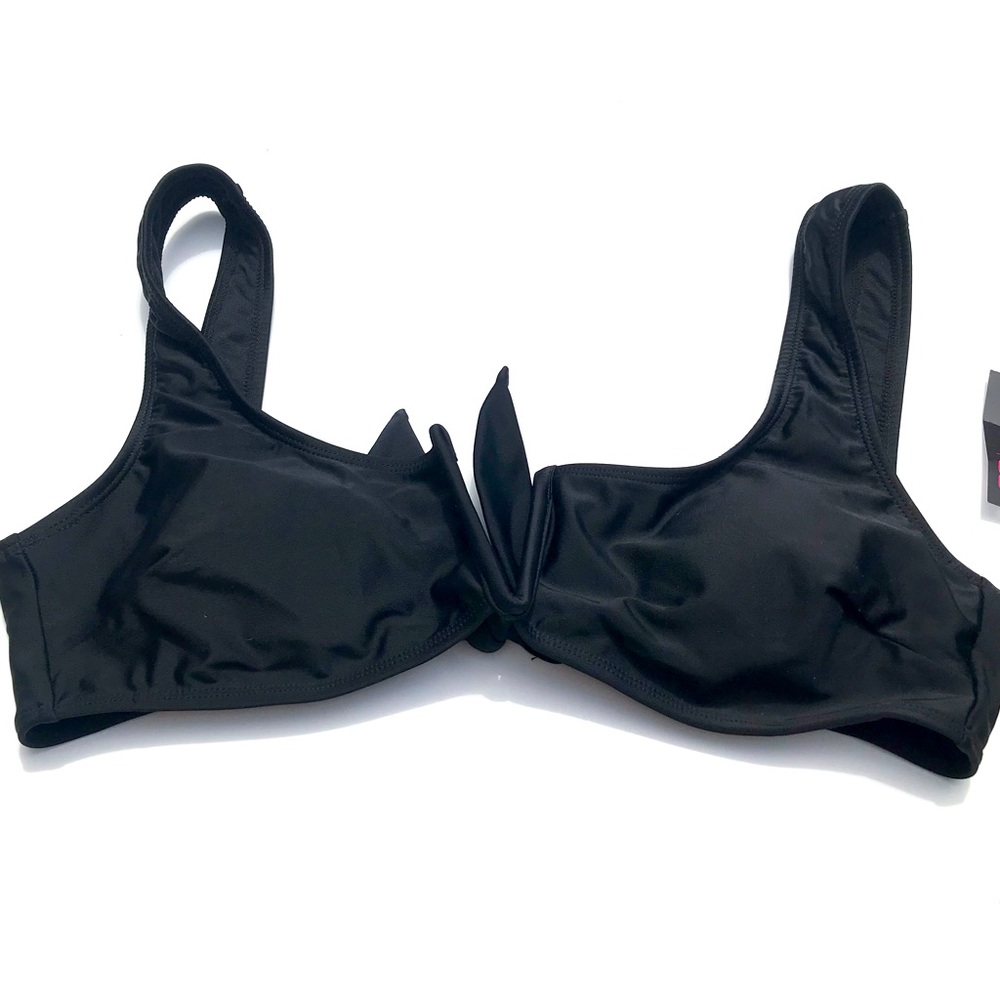 No Boundaries Black Bikini Top